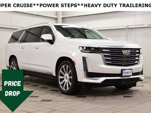 Used 2023 Cadillac Escalade ESV Premium Luxury Platinum w/ Heavy-Duty Trailer Package image 1