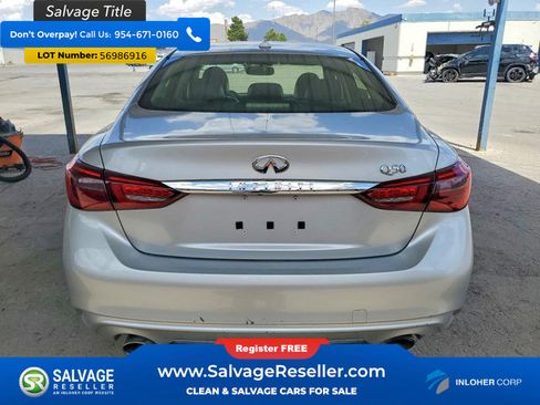 Used 2019 INFINITI Q50 Luxe w/ Essential Package (3.0T Luxe) RWD image 8