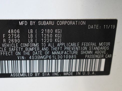 Used 2020 Subaru Legacy Touring XT image 34