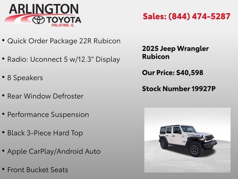 Used 2025 Jeep Wrangler Unlimited Rubicon image 3