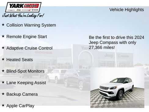 Certified 2024 Jeep Compass Limited image 12