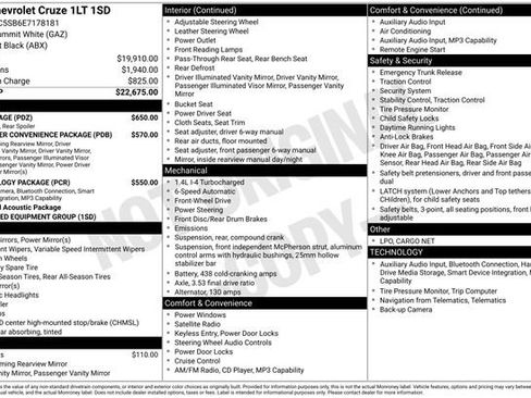 Used 2014 Chevrolet Cruze LT w/ RS Package FWD image 4