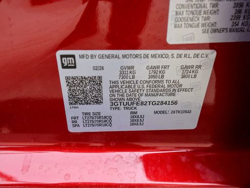 New 2026 GMC Sierra 1500 AT4X AWD/4WD image 39