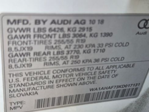 Used 2019 Audi Q7 2.0T Premium w/ Convenience Package AWD/4WD image 15
