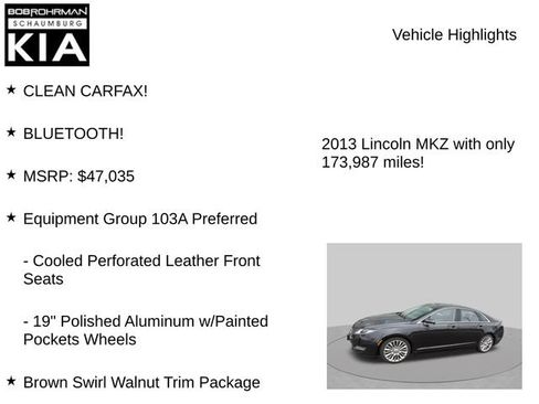 Used 2013 Lincoln MKZ AWD image 7
