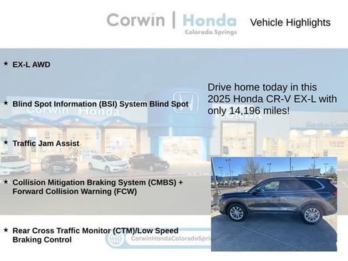 Used 2025 Honda CR-V EX-L image 6