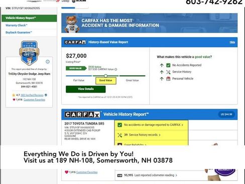 Used 2017 Toyota Tundra SR5 image 11