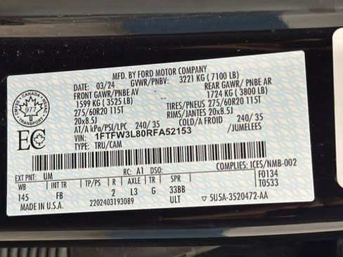 Used 2024 Ford F150 XLT w/ Equipment Group 302A MID image 26