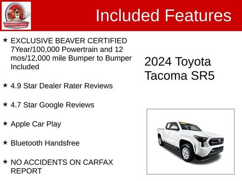 Used 2024 Toyota Tacoma SR5 RWD image 4