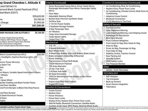 New 2025 Jeep Grand Cherokee L Altitude image 5