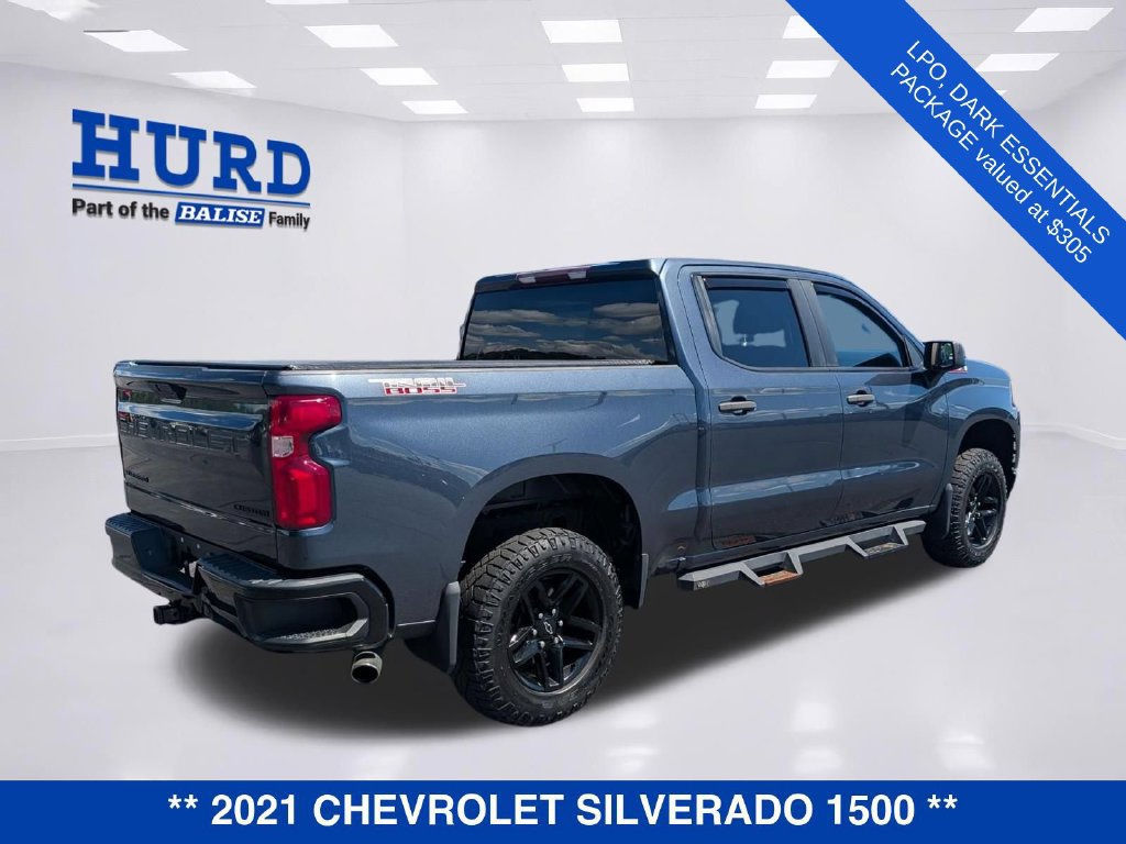 Used 2021 Chevrolet Silverado 1500 Custom Trail Boss w/ Safety Confidence Package AWD/4WD image 4