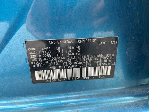 Used 2019 Subaru Impreza 2.0i AWD/4WD image 27