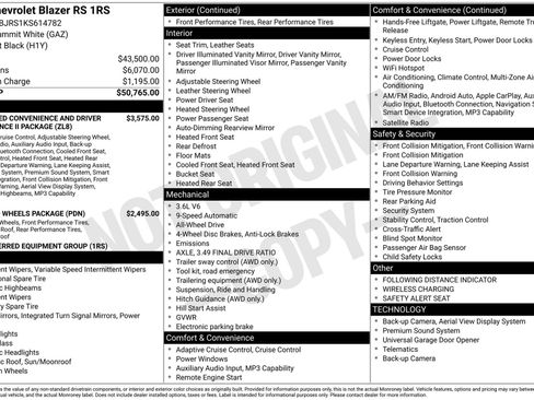 Used 2019 Chevrolet Blazer RS image 4