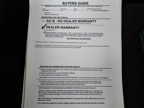 Used 2022 Jeep Compass Limited image 41