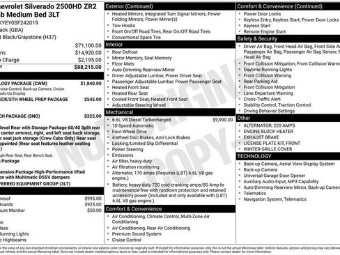 Used 2025 Chevrolet Silverado 2500 ZR2 w/ Technology Package AWD/4WD image 37