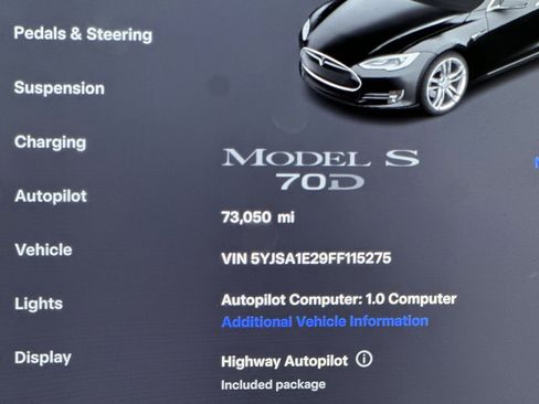 Used 2015 Tesla Model S 70D image 26