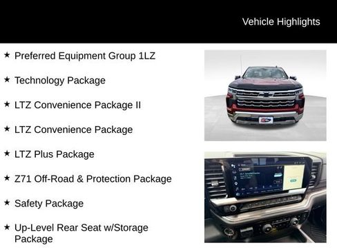 Certified 2025 Chevrolet Silverado 1500 LTZ AWD/4WD image 16