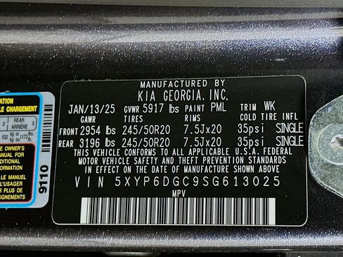 Used 2025 Kia Telluride S AWD/4WD image 12