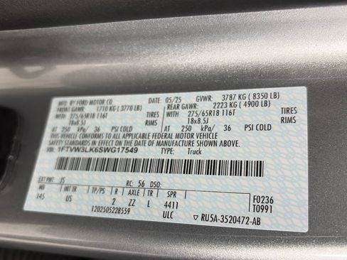 Certified 2025 Ford F150 Lightning XLT AWD/4WD image 9