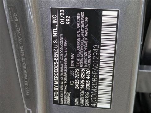 Certified 2023 Mercedes-Benz EQS 450+ SUV image 27