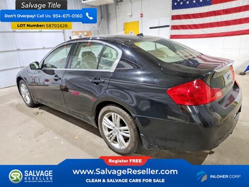 Used 2011 INFINITI G37 x Sedan w/ Premium Pkg AWD/4WD image 3