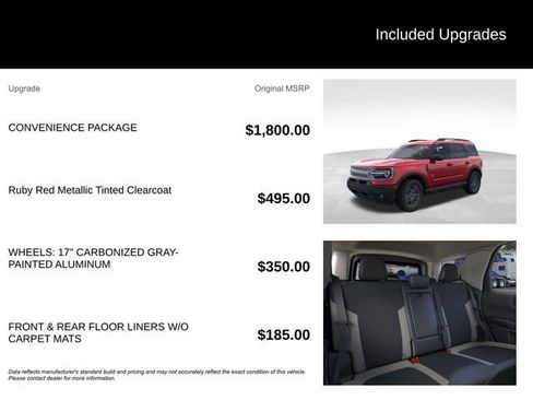 New 2026 Ford Bronco Sport Big Bend w/ Convenience Package AWD/4WD image 5