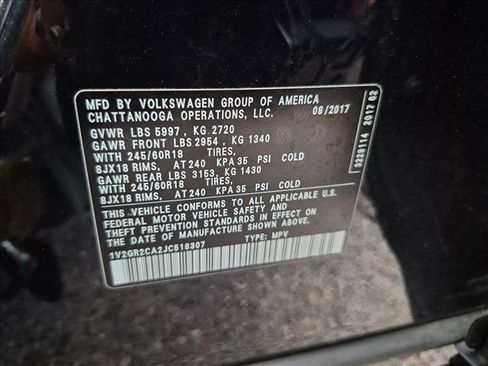 Used 2018 Volkswagen Atlas S AWD/4WD image 16