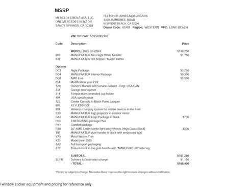 Used 2025 Mercedes-Benz G 550 image 2