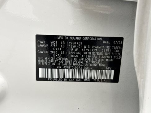 Used 2024 Subaru Outback Wilderness AWD/4WD image 27