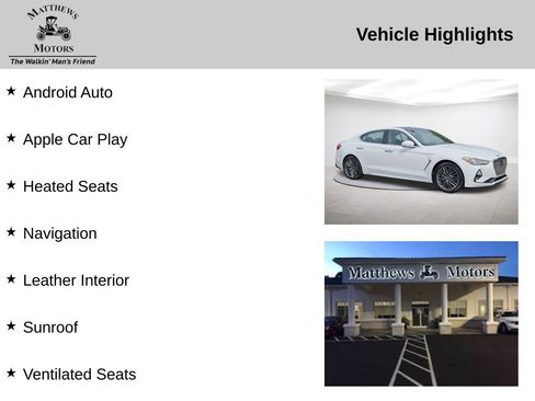 Used 2019 Genesis G70 2.0T Advanced w/ Elite Package image 14