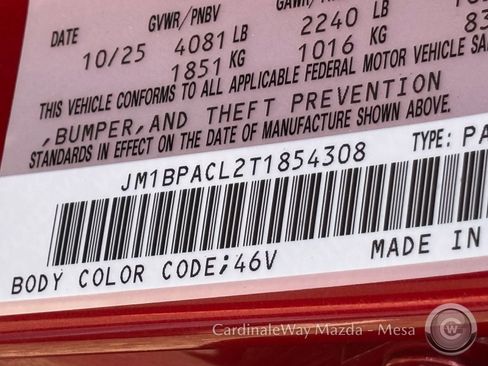 New 2026 MAZDA MAZDA3 2.5 S Sedan w/ Preferred Pkg image 22