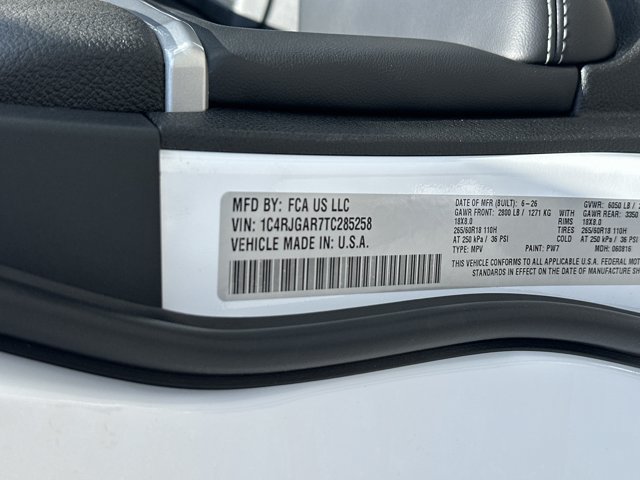 New 2026 Jeep Grand Cherokee Altitude RWD image 29