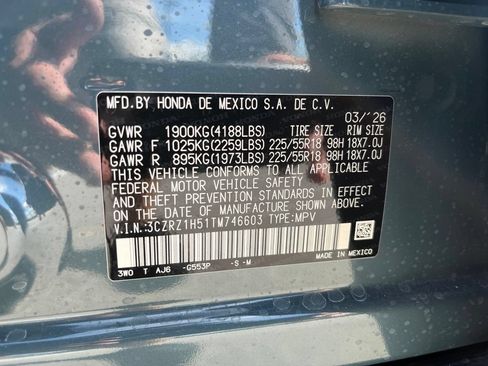 Certified 2026 Honda HR-V Sport image 11