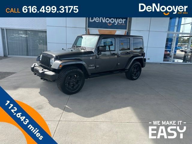 Used 2016 Jeep Wrangler Unlimited Sahara w/ Connectivity Group AWD/4WD image 1