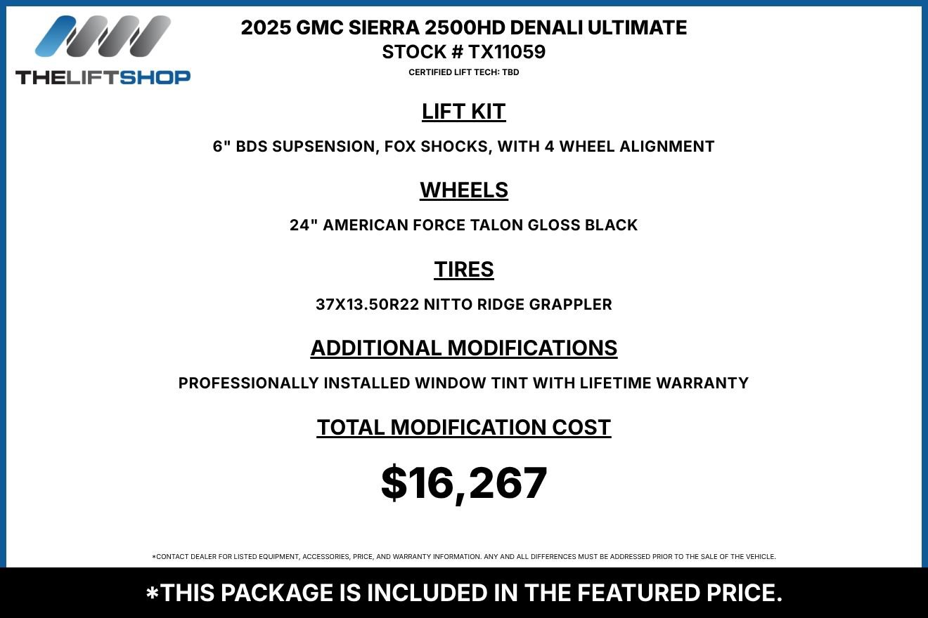 Used 2025 GMC Sierra 2500 Denali Ultimate AWD/4WD image 2