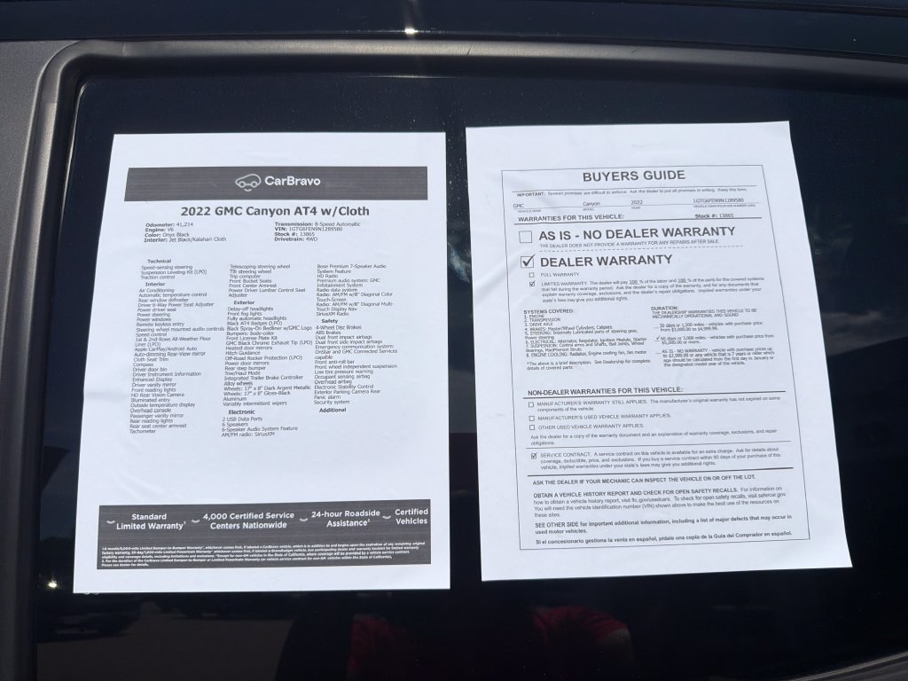 Certified 2022 GMC Canyon AT4 AWD/4WD image 30