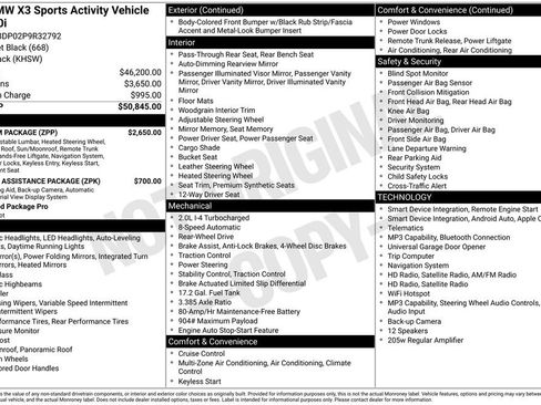 Used 2023 BMW X3 sDrive30i w/ Premium Package RWD image 4