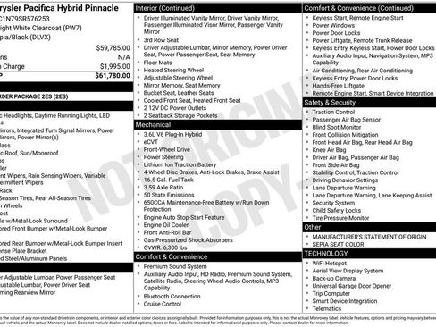 Certified 2025 Chrysler Pacifica Pinnacle image 46