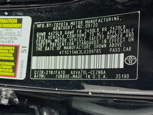 Used 2020 Toyota Camry LE image 39