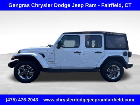 Used 2020 Jeep Wrangler Unlimited Sahara AWD/4WD image 3