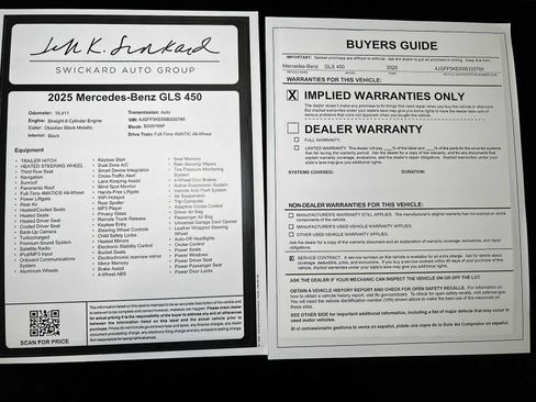 Certified 2025 Mercedes-Benz GLS 450 4MATIC image 42