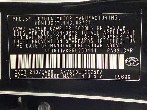 Used 2024 Toyota Camry SE w/ Blackout Package (TMS) FWD image 24
