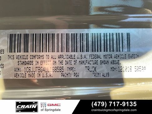 Used 2020 Jeep Gladiator Rubicon AWD/4WD image 33