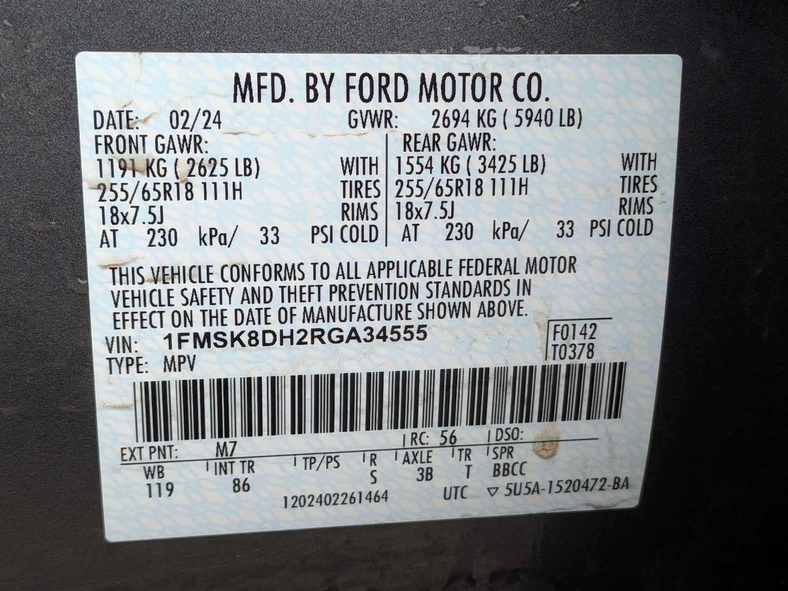 Used 2024 Ford Explorer XLT AWD/4WD image 21
