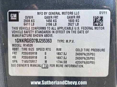 Used 2011 Chevrolet Traverse LT w/ Personal Connectivity Package FWD image 43