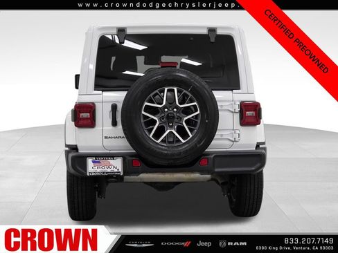 Certified 2025 Jeep Wrangler Unlimited Sahara AWD/4WD image 6