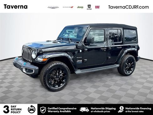 Used 2022 Jeep Wrangler Unlimited Sahara w/ Cold Weather Group image 1
