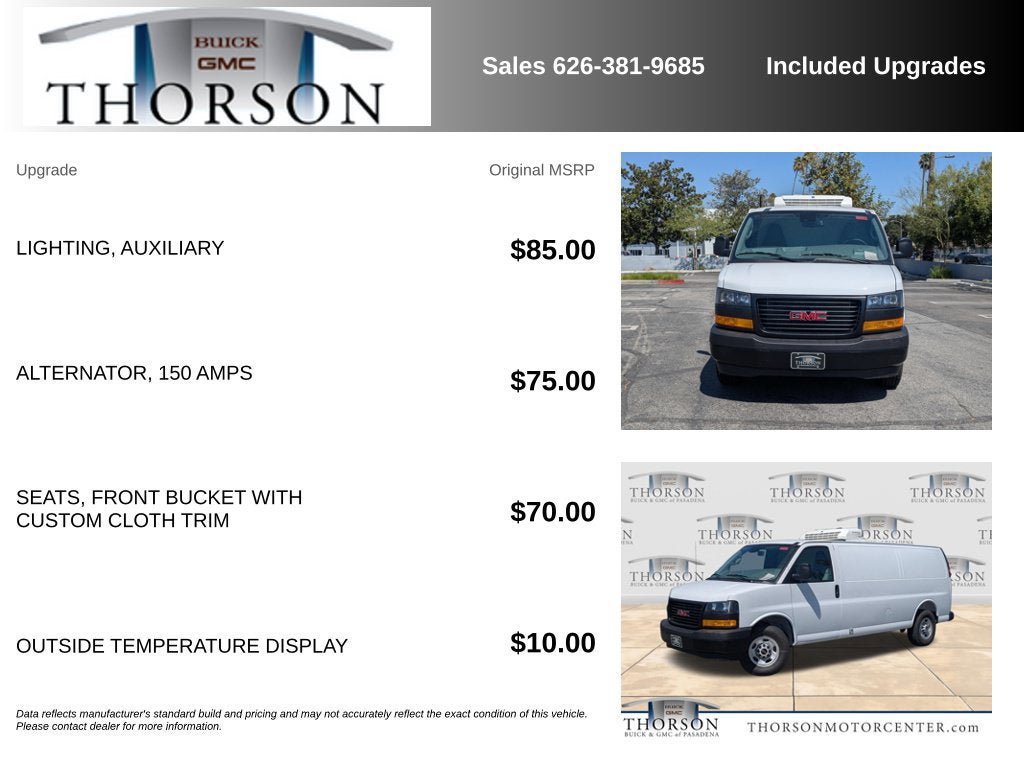 Used 2026 GMC Savana 3500 Extended w/ Driver Convenience Package RWD image 7