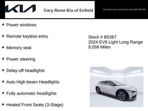 Certified 2024 Kia EV6 Light AWD/4WD image 20