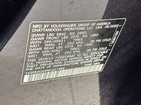 Used 2022 Volkswagen Atlas Cross Sport SEL Premium R-Line image 20